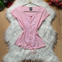Розова блуза, снимка 1 - Тениски - 33177688