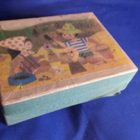 Ретро детски кубчета за редене на ТПК Хемус 1972 г, снимка 1 - Колекции - 43317304