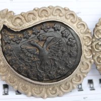 Изящни сребърни възрожденски пафти, снимка 3 - Антикварни и старинни предмети - 40760913