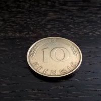Монета - Германия - 10 пфенига | 1971г.; серия J, снимка 2 - Нумизматика и бонистика - 26404857