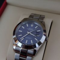 Rolex Oyster Perpetual Datejust Blue Механичен - Работи Без Батерии , снимка 10 - Луксозни - 40513467