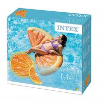 Надуваем дюшек Резен Портокал INTEX, снимка 4 - Водни спортове - 37623344