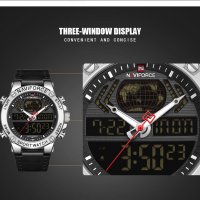 Мъжки часовник NaviForce многофункционален NF9164 SBB. , снимка 15 - Мъжки - 34798509