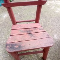 Стари дървени столчета, снимка 2 - Антикварни и старинни предмети - 40849769