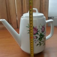 Стар български порцелан чайник кана , снимка 6 - Антикварни и старинни предмети - 33682329
