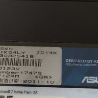 ASUS X54H с зарядно , снимка 7 - Лаптопи за работа - 40589608