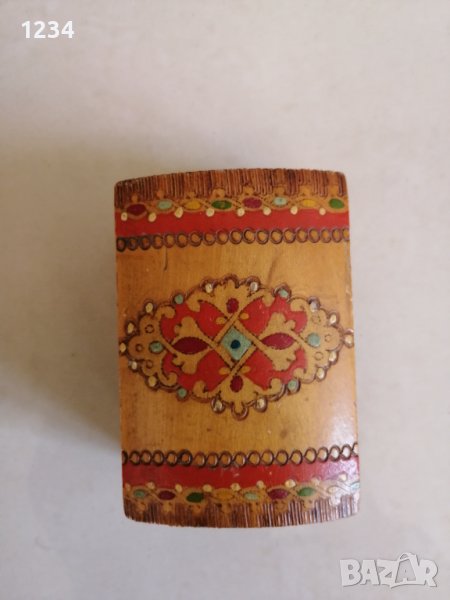 Дървена кутия 10 х 7 h 6.5 см. , снимка 1