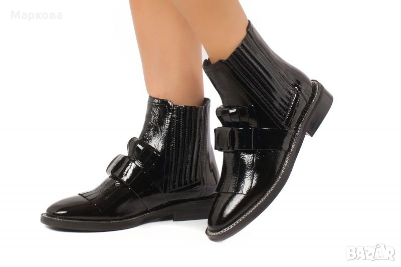 Дамски италиански боти ELVIO ZANON, снимка 1