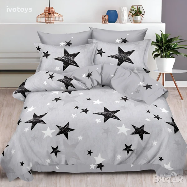 Двулицево спално бельо, 6 части - Модел WS14076, снимка 1