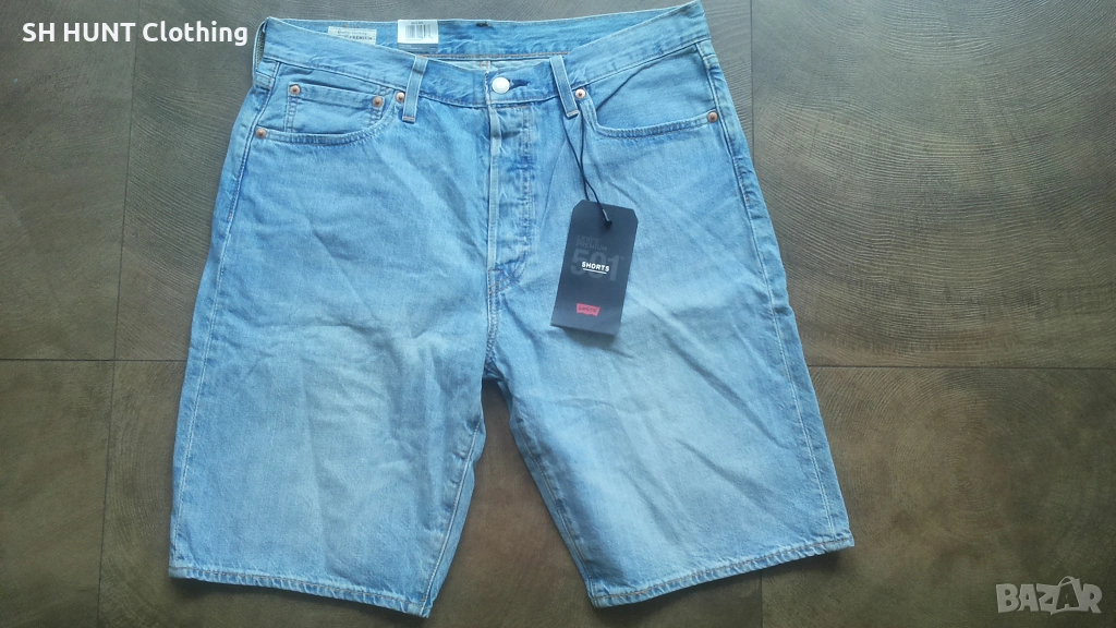Levi's Mens Original Short Jeans Размер 33 / M оригинални мъжки къси панталони 42-68, снимка 1