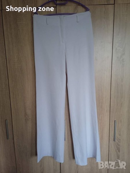 Елегантен дамски панталон в бяло, снимка 1