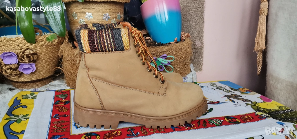 Боти Rypaz Унисекс 37н.Естествена кожа , снимка 1