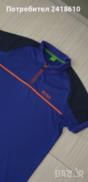 Hugo Boss 3/4 Zip Performance Stretch Mens Size L ОРИГИНАЛ! Мъжка Тениска!, снимка 1