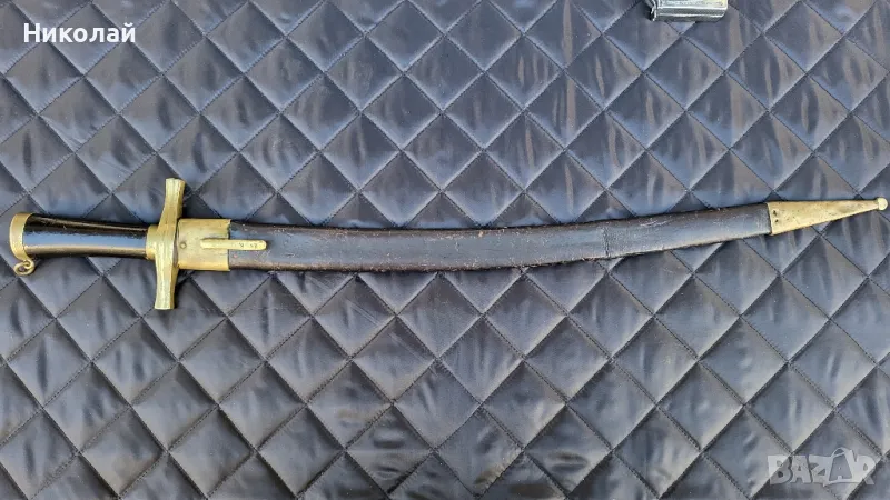 Тесак,нож,кама,щик Швеция модел 1856 година, снимка 1
