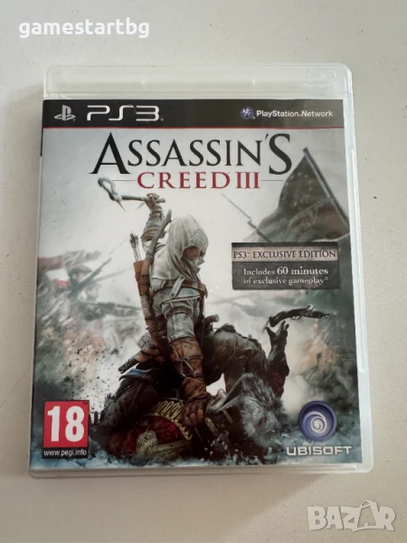 Assassin's Creed III за Playstation 3(PS3), снимка 1