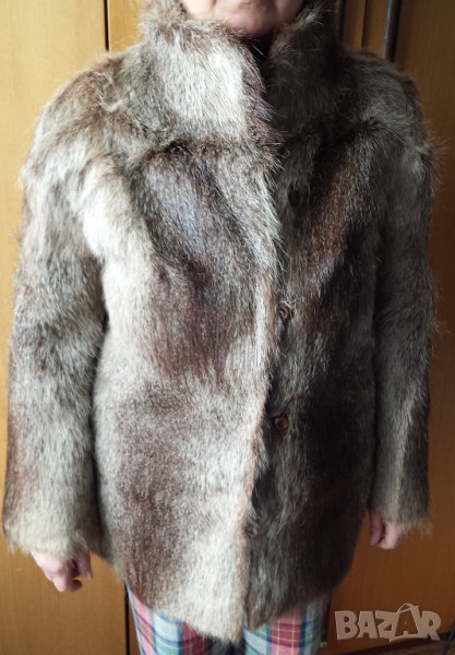 Палто от нутрия с шапка, снимка 1
