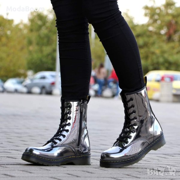 💥Стилни равни боти - бронзов лак💥, снимка 1