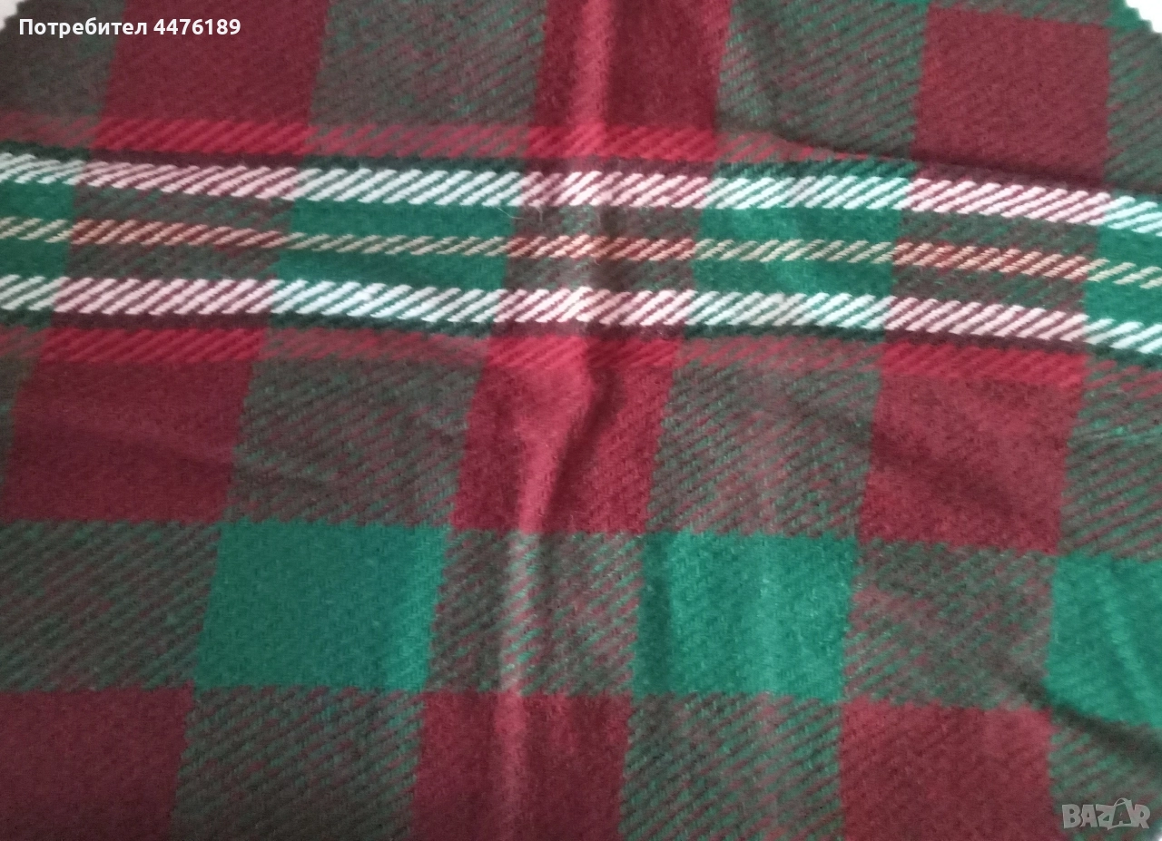 Вълнено домашно одеяло, снимка 1