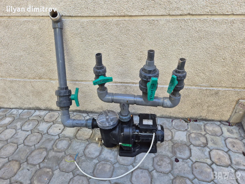 Помпа за басейн с предфилтър, снимка 1
