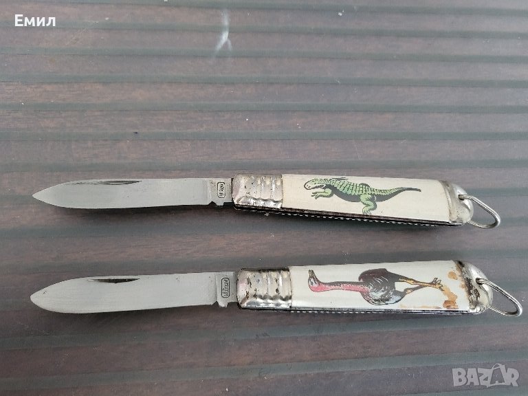 Лот антикварни сгъваеми ножове MIKOV , снимка 1