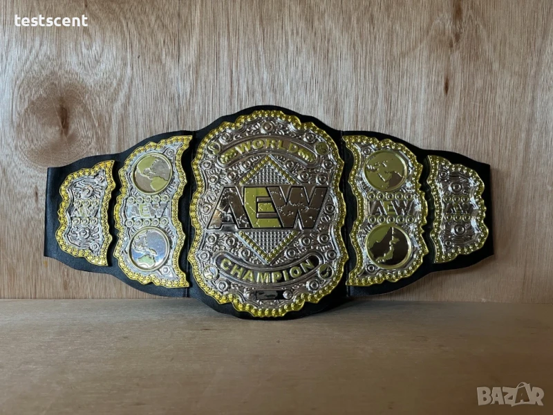 Шампионски пояс AEW World Championship Belt Wrestling Toy Jazwares Kids Replica belt колан, снимка 1