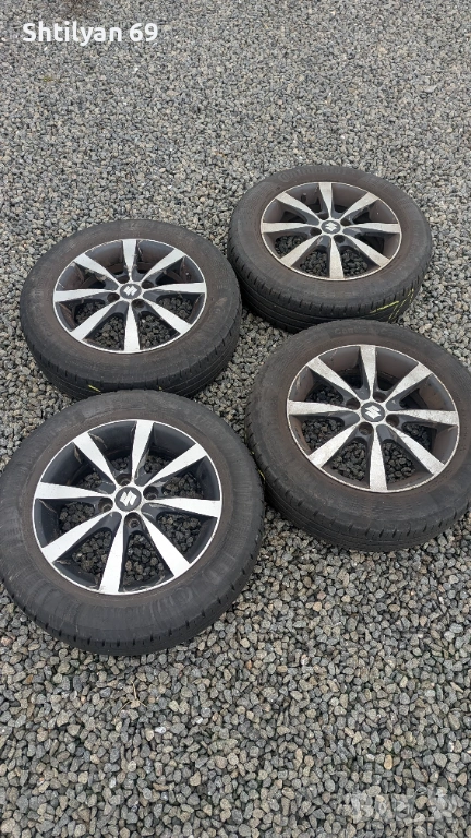 Оригинални алуминиеви джанти с летни гуми за Сузуки Суифт , снимка 1