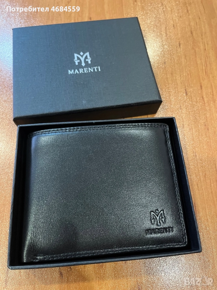 Кожен портфейл Marenti, снимка 1