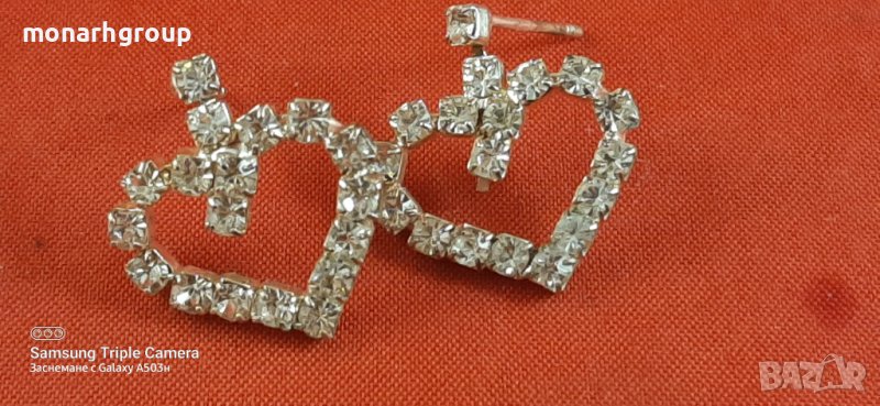 Сребърни обеци , снимка 1