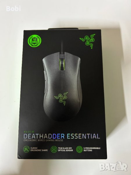 Геймърска мишка Razer DeathAdder Essential, снимка 1