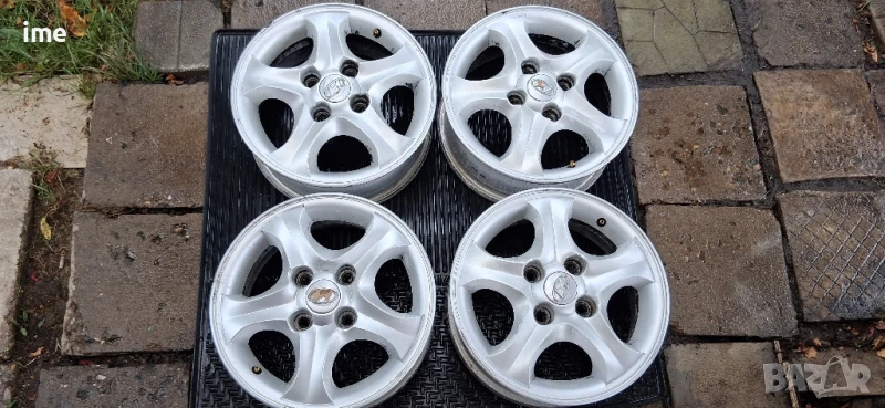 4бр. ляти джанти 6J15 ET46. 4x114.3 мм. 67.1 мм среден отвор. OEM 5291027700. Свалени са от Hyundai., снимка 1
