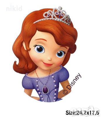 Принцеса София Първа Sofia the First щампа термо апликация картинка за дреха блуза чанта, снимка 1