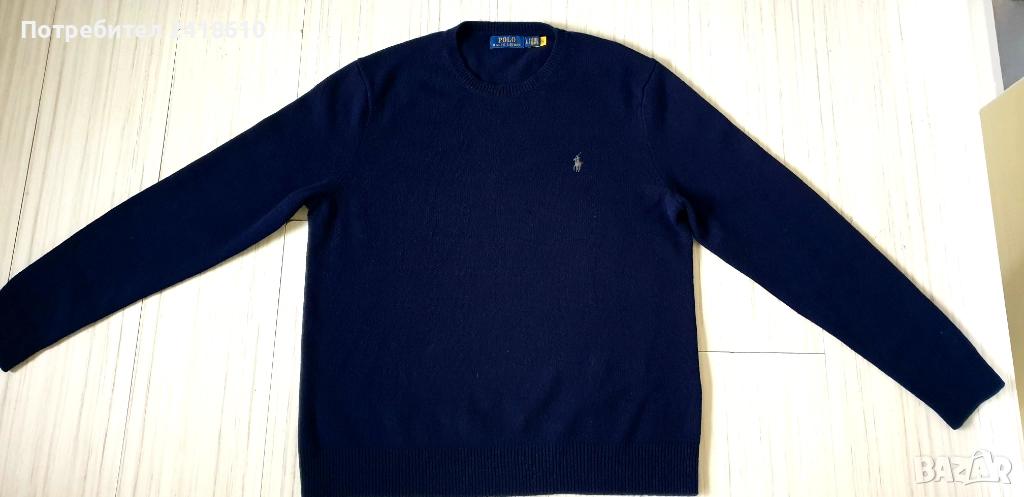 POLO Ralph Lauren Wool  / Knit Mens Size L НОВО! ОРИГИНАЛ! Мъжки Пуловер!, снимка 1