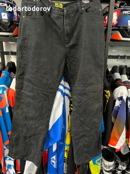 Мото дънки DRAG IN Jeans ,протектори и KEVLAR , разм.XL-36 ,като нови,, снимка 1