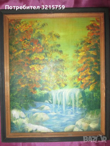 Картина масло, фазер , 34х28см., снимка 1