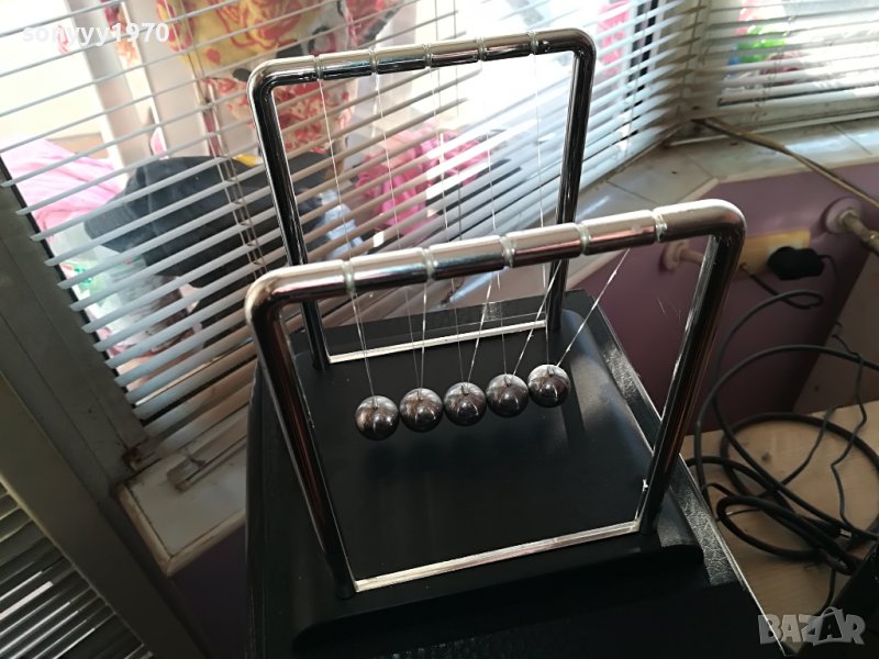 нютоновата люлка-стоманени топки 2912221555, снимка 1