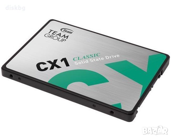 SSD 240GB TeamGroup CX1, SATA 6Gb/s, 2.5"- Нов твърд диск, запечатан, снимка 1