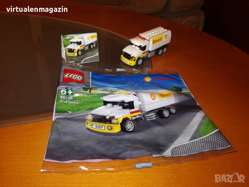 Конструктор Лего - Lego Ferrari 40196 - Shell Tanker polybag, снимка 1
