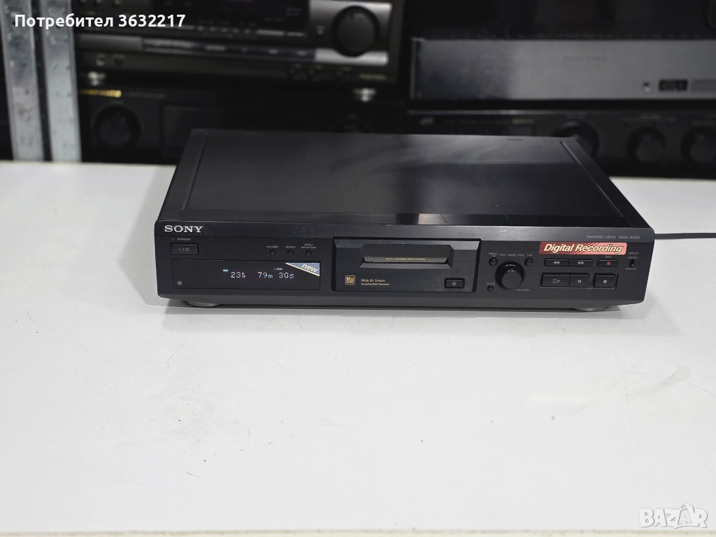 🎶 Sony MDS-JE330 – Минидиск легенда! 🎶, снимка 1