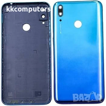 Капак батерия за Huawei Y7 2019 / Син Баркод : 563615, снимка 1