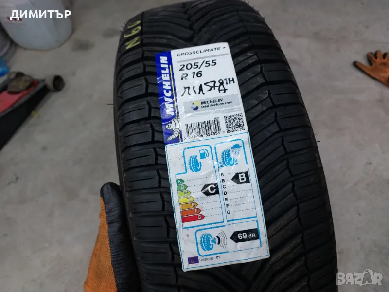 САМО 1бр.НОВА всесез.MICHELIN 205/55/16 91H DOT2719, снимка 1