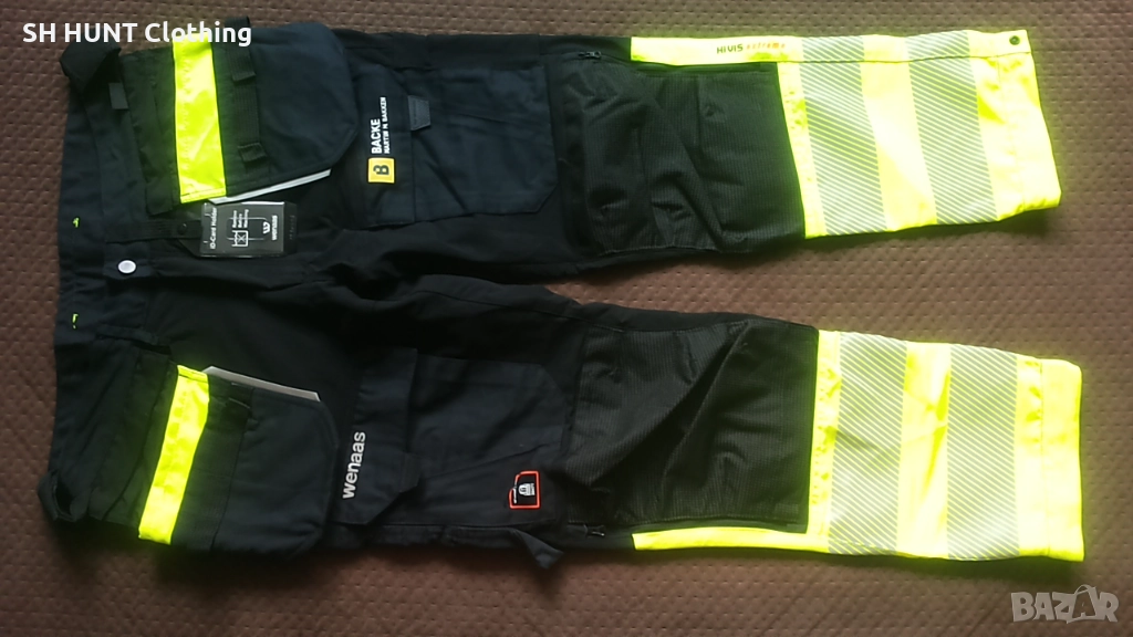 Wenaas 74334 HI VIS 4 Way Stretch work Touser размер 54 / XL еластичен работен панталон W4-663, снимка 1