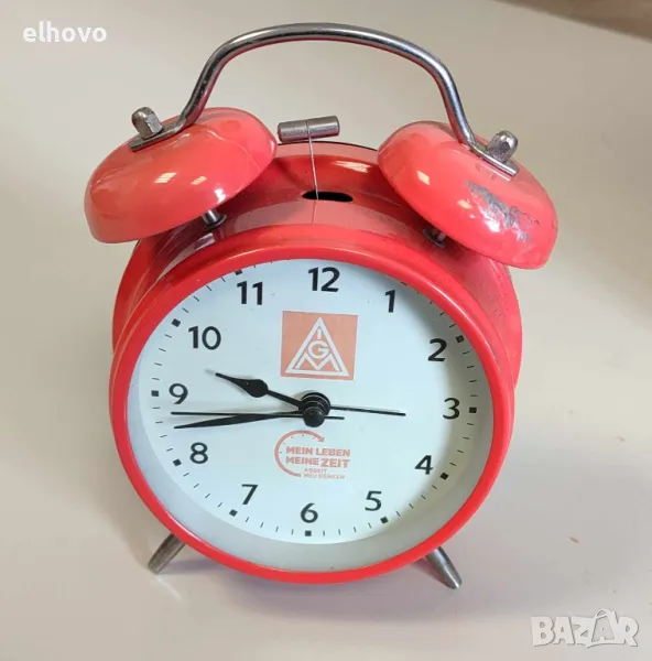 Немски будилник със звънец, снимка 1