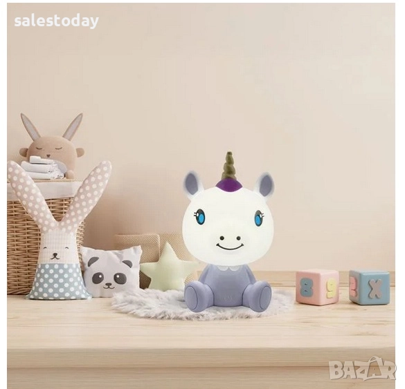 Нощна лампа Еднорог, USB, снимка 1