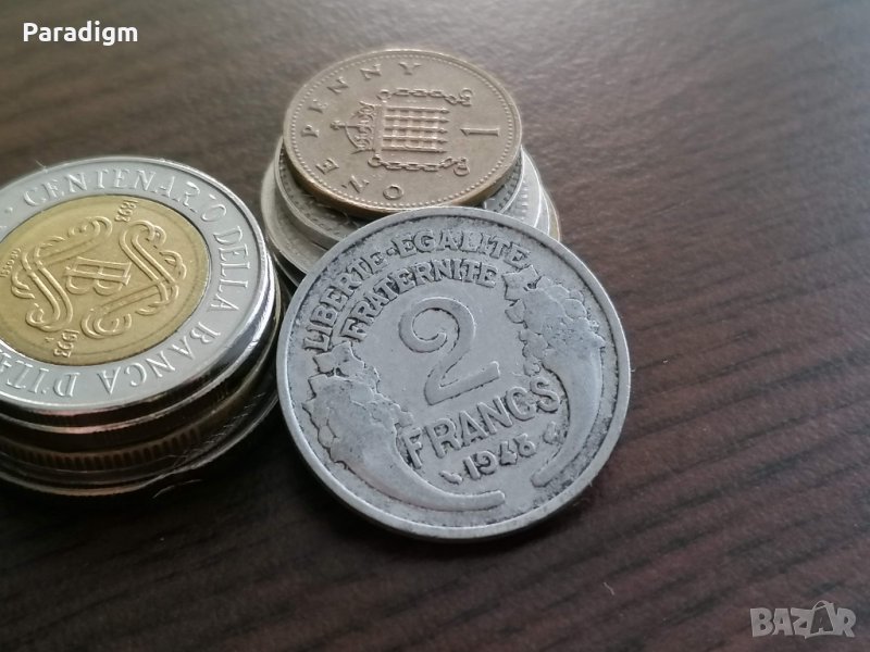 Монета - Франция - 2 франка | 1948г., снимка 1