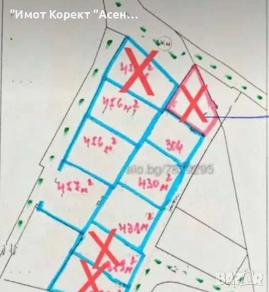 Имот Корект продава Последни Два Парцела, мест. Параколово Асеновград , снимка 1