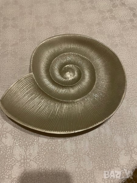 Красива поставка/декорация във формата на морска черупка, снимка 1