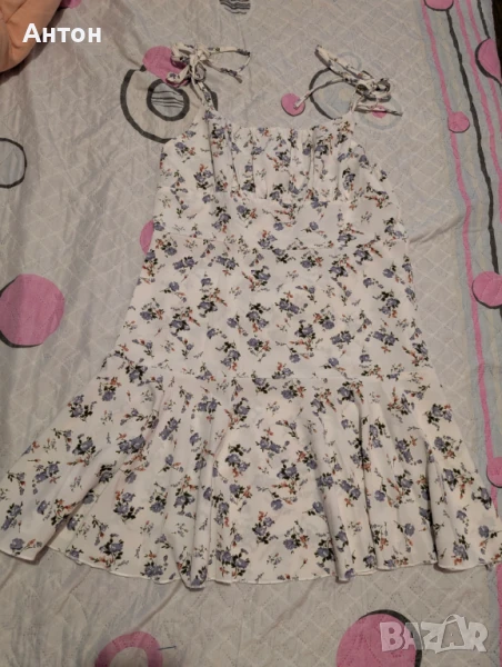 Нова дамска рокля на цветя размер М, снимка 1
