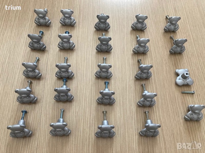 Мебелни дръжки мече, снимка 1