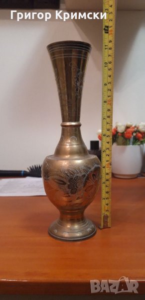 Ваза бронз, снимка 1