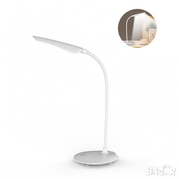 Лампа с огъващо се гумирано рамо и управление само с докосване, снимка 1